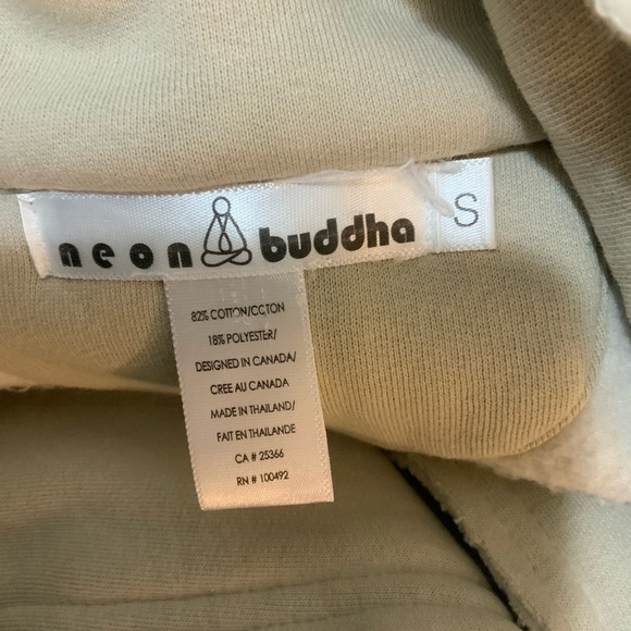 Neon Buddha Cream Blazer with Button Accents - Picture 7 of 7